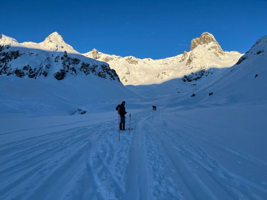 En direction du Refuge du presset