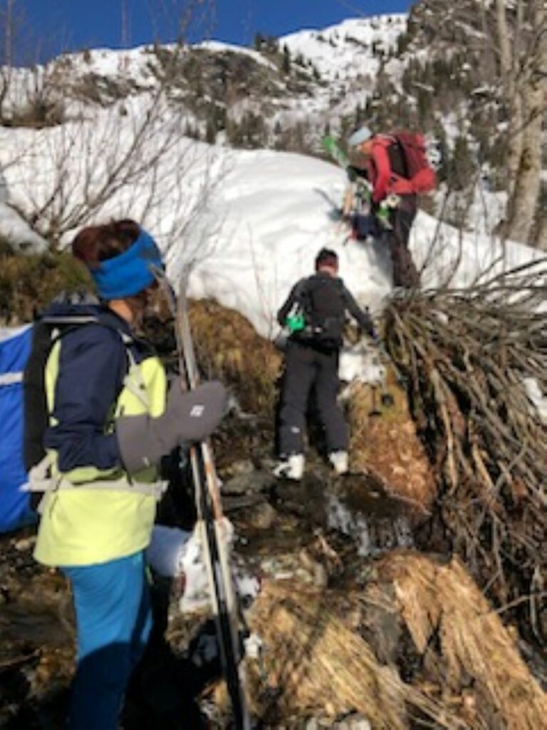 Traversée de ruisseaux