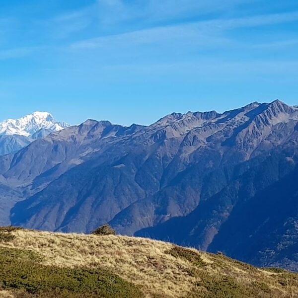 Massif de la Lauziere le Grand Arc et le Mont-Blanc