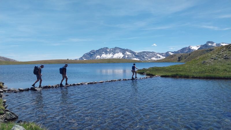 Randonnée pédestre - séjour itinérant vers le Grand Paradis-club alpin ouest lyonnais-traversée à gué-juillet 2026