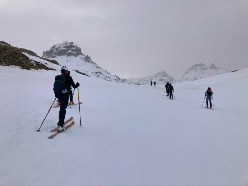 CAF Ouest Lyonnais-Ski de randonnée en Vanoise- Plateau de la Réchasse