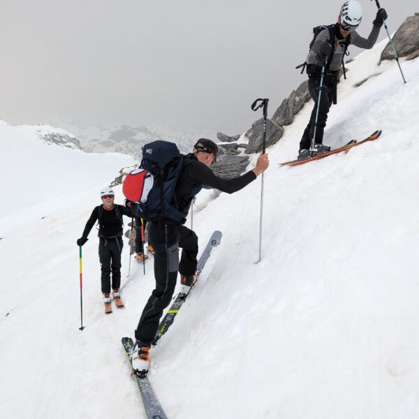 CAF Ouest Lyonnais - ski de randonnée en Vanoise- Conversion dans la Réchasse