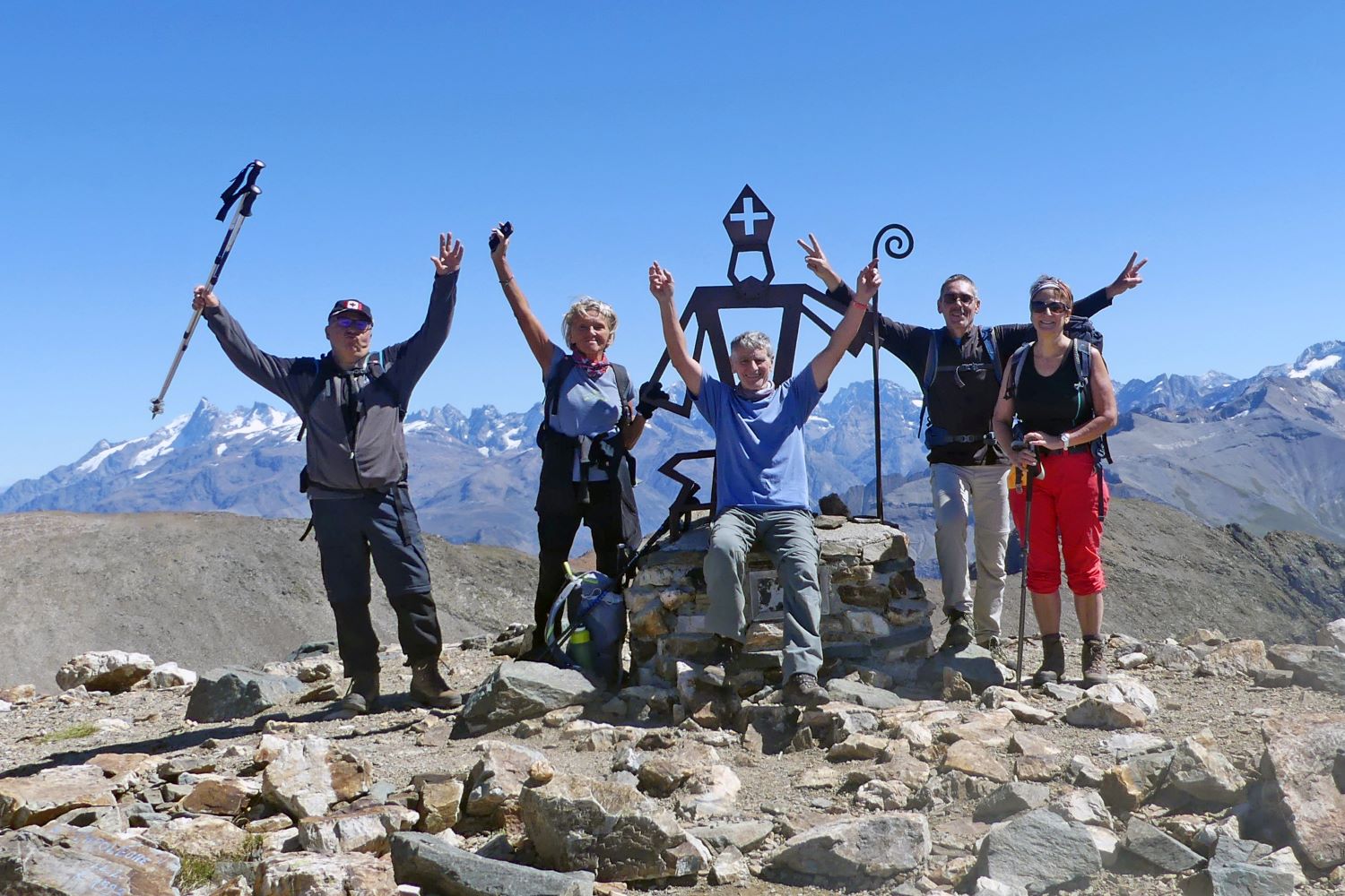 Randonnée Pédestre-Taillefer-groupe au sommet du Grand Taillefer-Aout 2025-Club Alpin Ouest Lyonnais