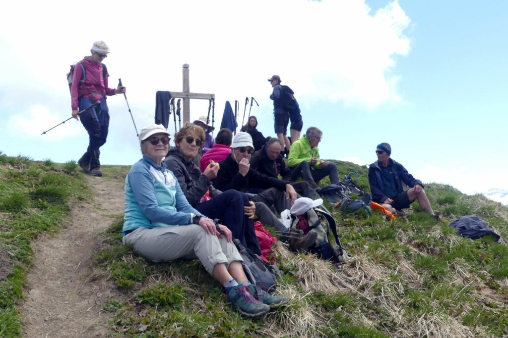 Randonnée pédestre-Beauges-Chaurionde- déjeuner au sommet-Club alpin ouest Lyonnais