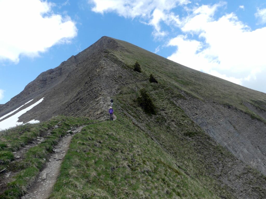 Randonnée pédestre-Beauges-Chaurionde-la pointe lors de la descente sur Orgeval-Club alpin ouest Lyonnais