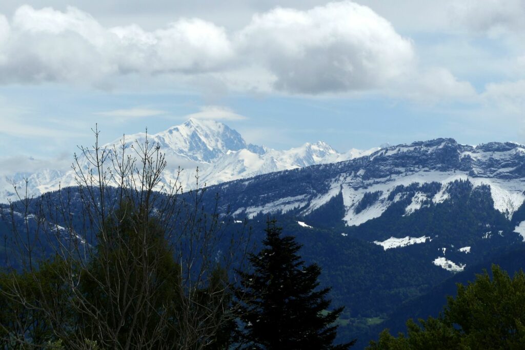 Vue sur Mont Blanc
