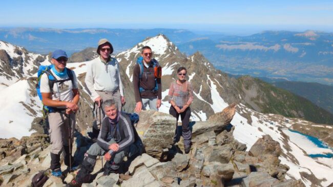 Randonnée pédestre – Belledonne- au sommet de la Croix de Belledonne-club alpin ouest lyonnais-juin 2026