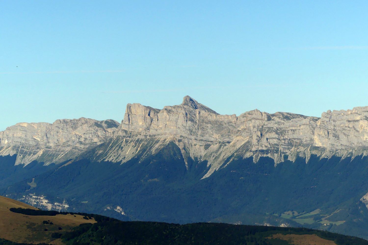 Randonnée pédestre-Taillefer-vue sur le Vercors-aout 2025-Club Alpin Ouest Lyonnais