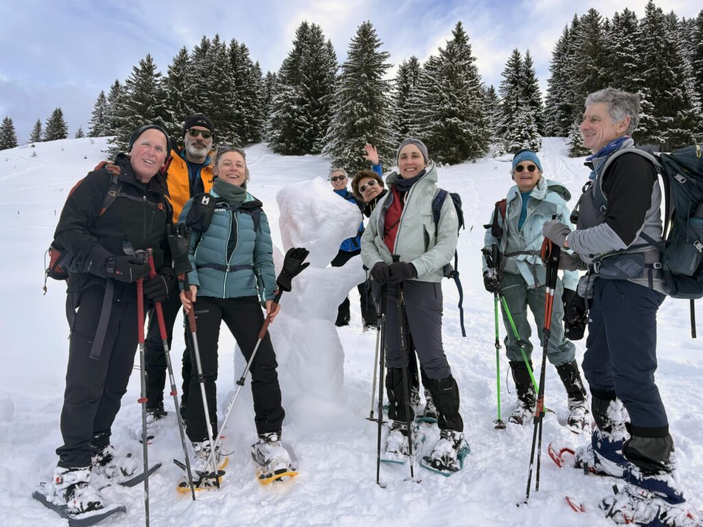 Raquette Glières-retour sur le plateau- Janvier 2026-Club Alpin Ouest Lyonnais