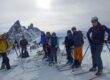 Club alpin ouest Lyonnais-ski randonnée-week end refuge Presset-Au sommet-fevrier 2025