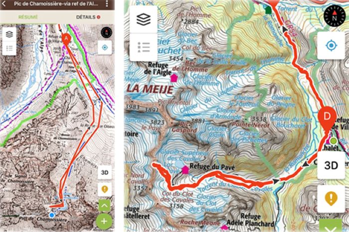 ski de randonnée- massif des écrins-tracés- mai 2026-Club Alpin Ouest Lyonnais